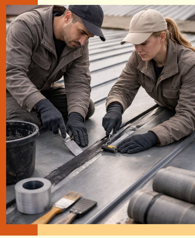 Гидроизоляция фальцевой кровли в Домодедово качественно и надежно