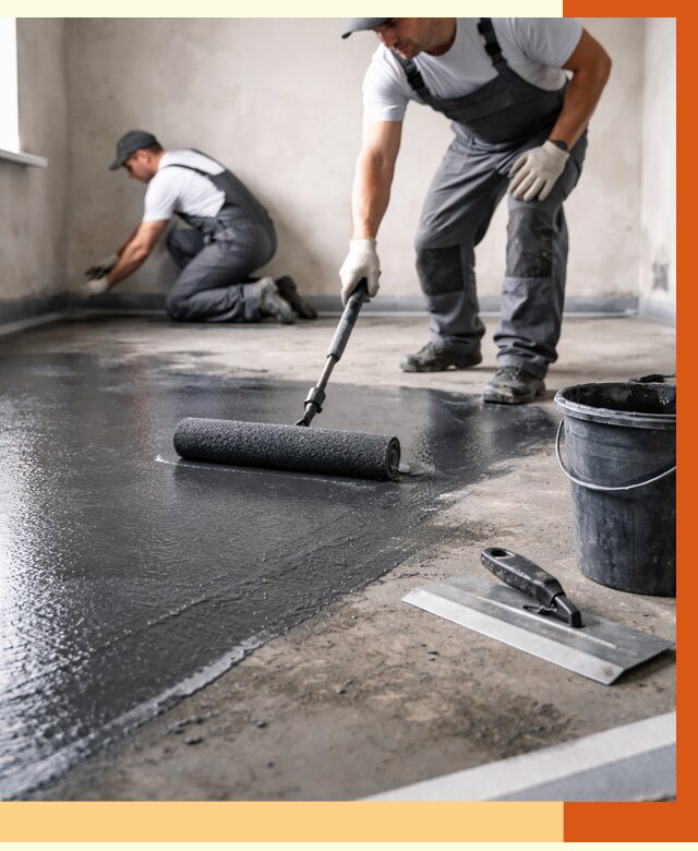 Профессиональная гидроизоляция пола в Домодедово от 8947 руб. под ключ | ТепломастерДмд