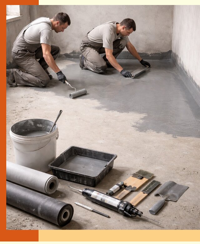 Гидроизоляция пола в Домодедово — надежная защита от влаги и протечек