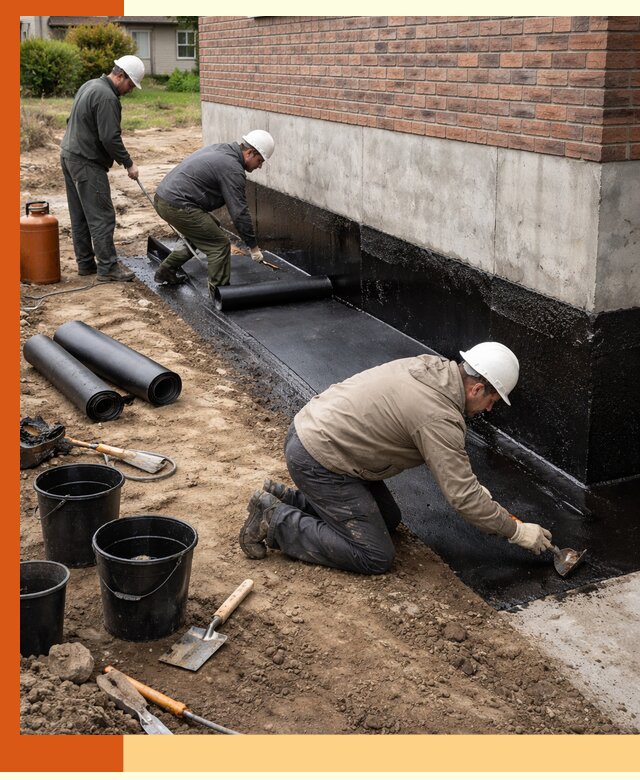 Гидроизоляция фундамента в Домодедово: надежная защита строений