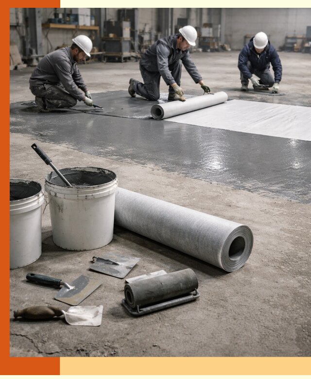 Гидроизоляция промышленного пола в Домодедово — защита и долговечность