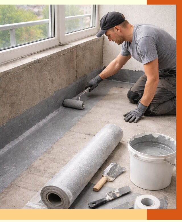 Профессиональная гидроизоляция балкона в Домодедово от 4421 руб. | ТепломастерДмд