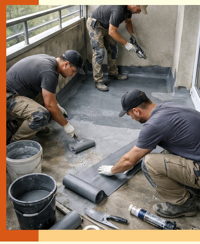 Гидроизоляция балкона в Домодедово: надежная защита от протечек