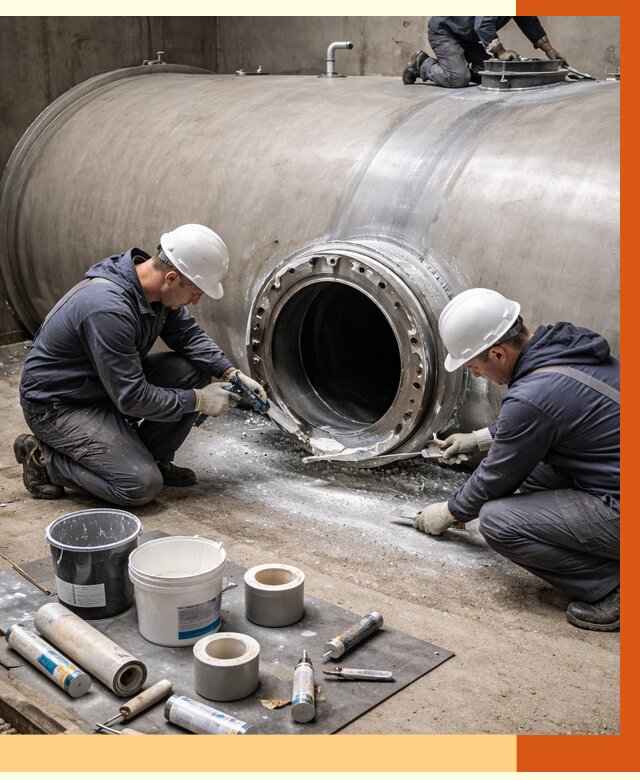 Гидроизоляция резервуара с топливом в Домодедово от 78945 руб. под ключ | ТепломастерДмд