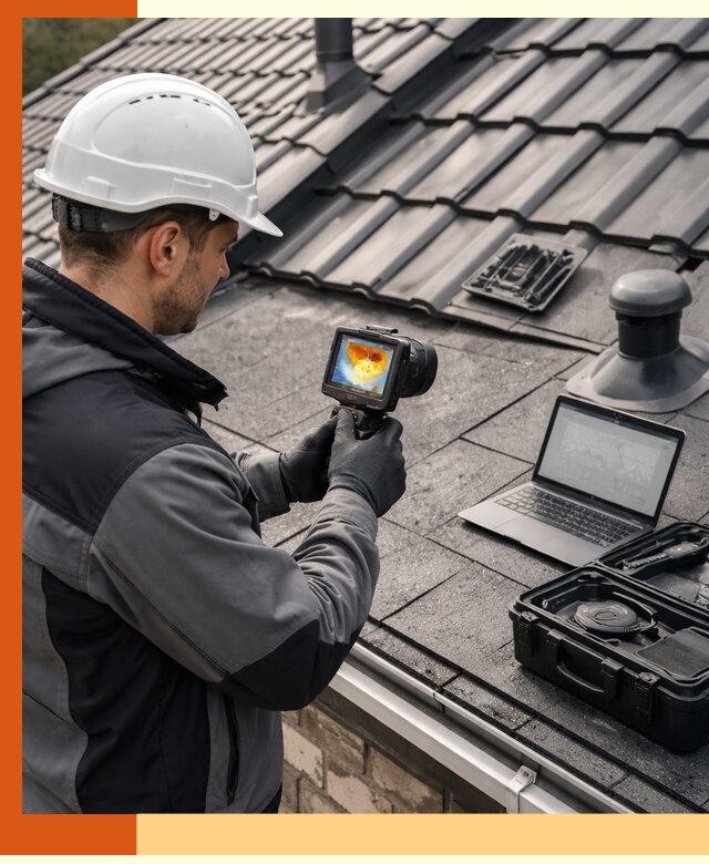 Тепловизионное обследование кровли в Домодедово для выявления дефектов
