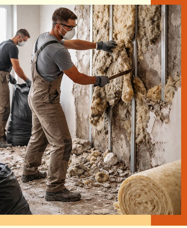 Демонтаж старого утеплителя в Домодедово от 3684 руб. — работы под ключ | ТепломастерДмд