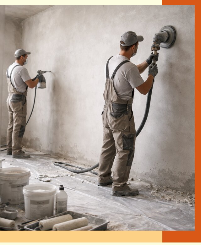 Подготовка поверхности под напыление в Домодедово от 1263 руб. — ТепломастерДмд