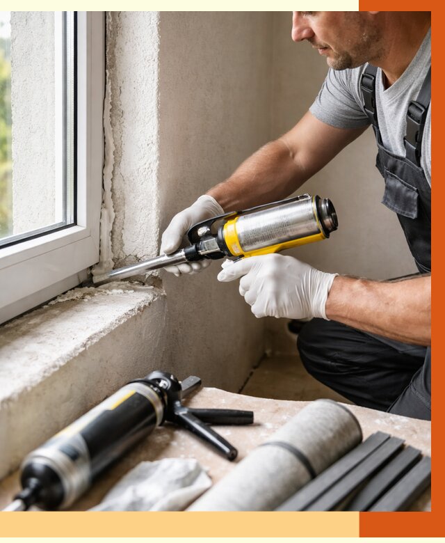 Герметизация стыков и примыканий в Домодедово от 1263 руб. под ключ | ТепломастерДмд